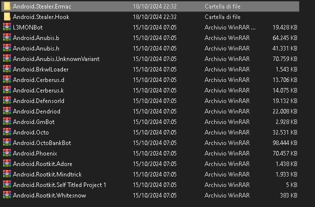 malware collection trojan rat android pc windows mac SOURCE CODES COMPLETE SET