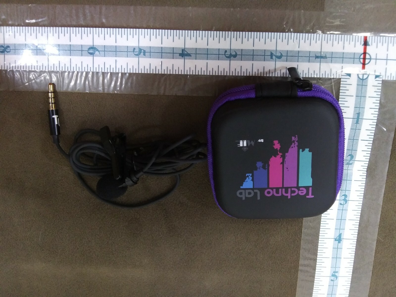 Techno Lab Lavalier Microphone bonus pouch by MIE