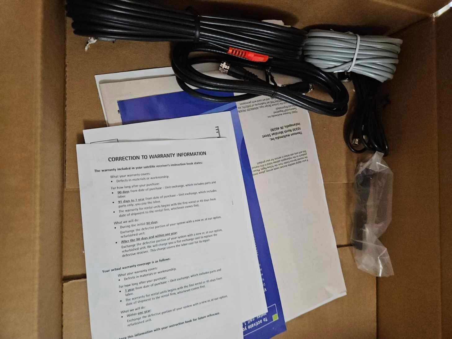 WORKING! RCA DIRECTV SATELLITE RECEIVER DRD486RH
