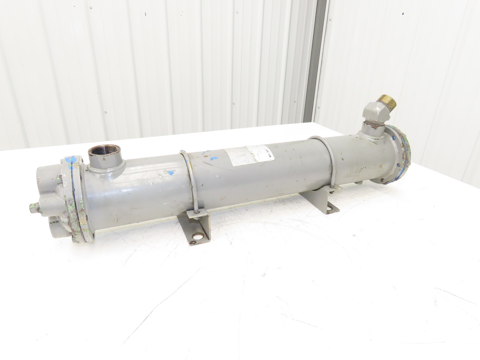 Taisei Kogyo FCI Oil Cooler Shell & Tube Heat Exchanger 2-Pass 1"x 1.25"NPT