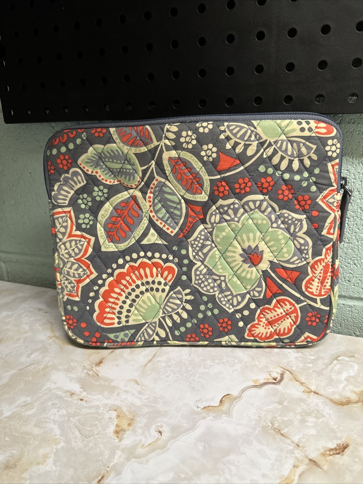 Vera Bradley Nomadic Floral Soft Laptop Tablet Sleeve 10”x 1” x 8”