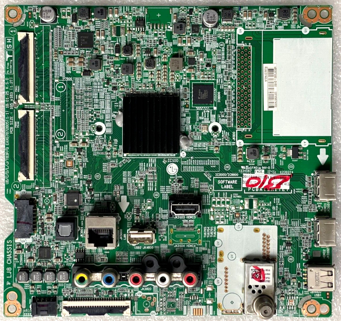 LG 65UK6090PUA.BUSVLOR Main Board EBT65574802