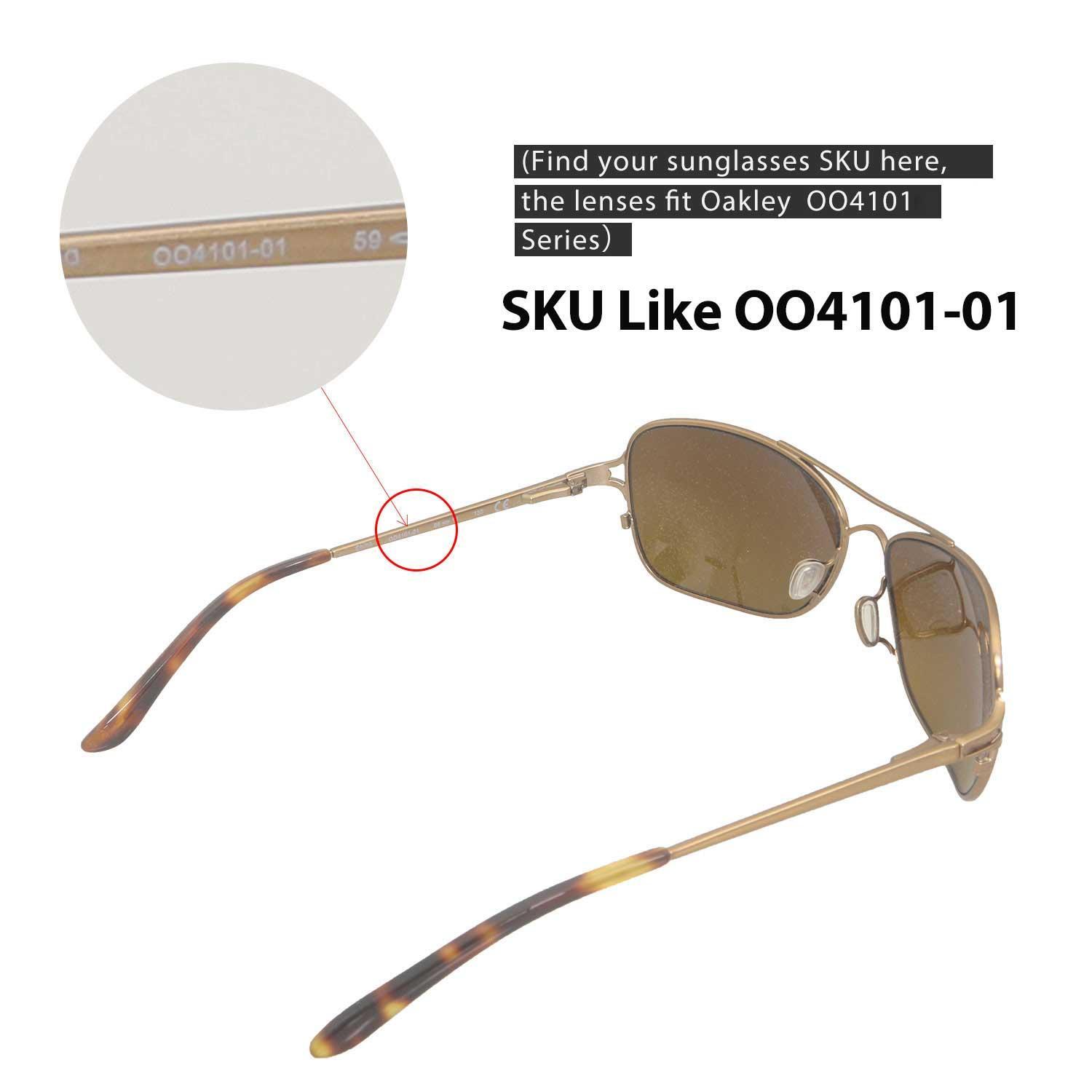 New Walleva Brown Polarized Replacement Lenses For Oakley Conquest Sunglasses