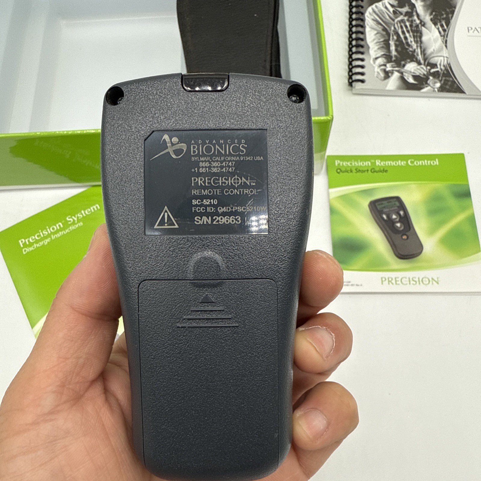 Boston Scientific Precision Programmer Kit Remote Control SC-5210 w/ Belt Clip
