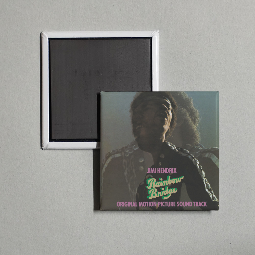 Jimi Hendrix - Rainbow Bridge Album Cover Locker Fridge Magnet