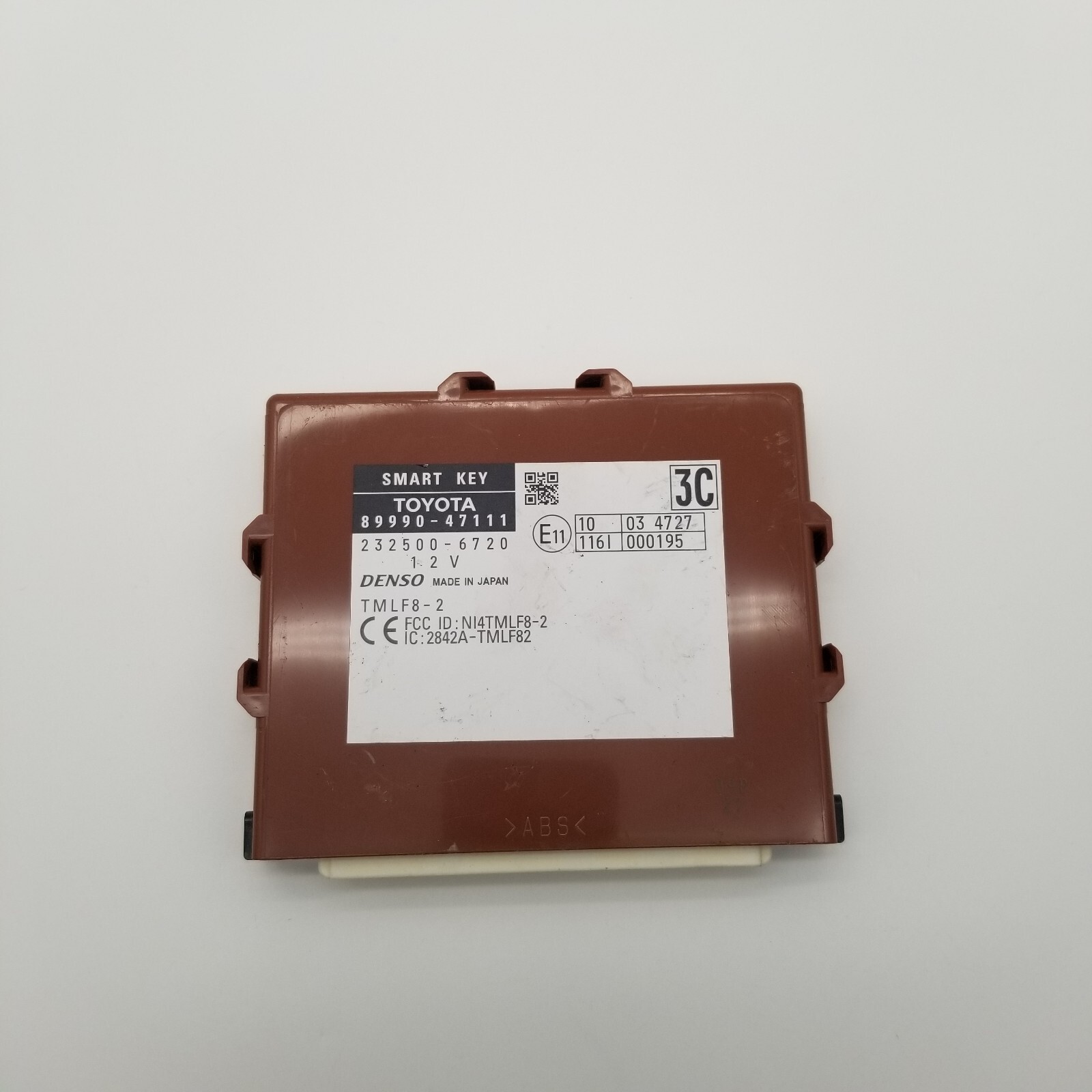 2012 2013 2014 TOYOTA PRIUS THEFT-LOCKING SECURITY CONTROL MODULE ECM ASSEMBLY