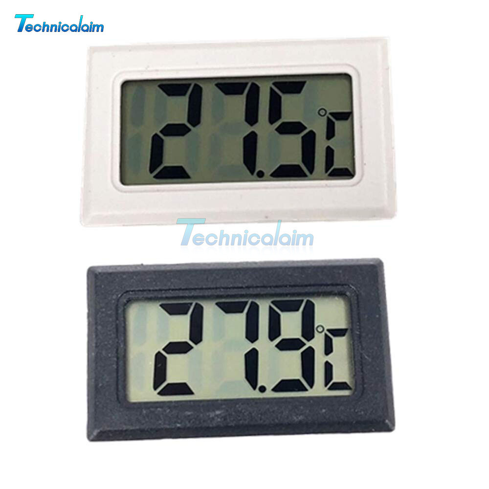 Mini Embedded LED Digital Thermometer Fridge Temperature Heating Cooling Tester