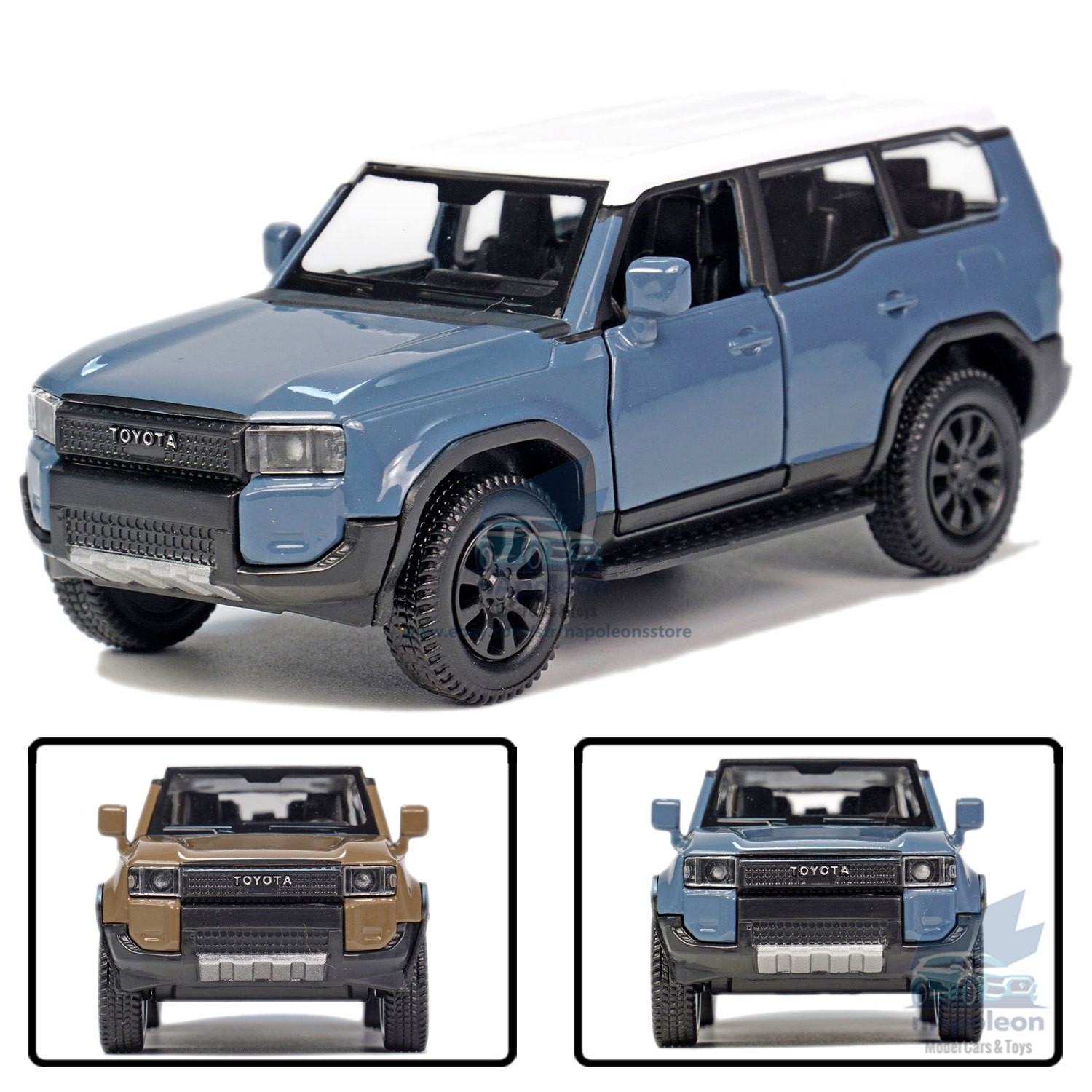 1/36 Toyota Land Cruiser 250 Model Car Diecast Toy Vehicle Kids Gift Collection