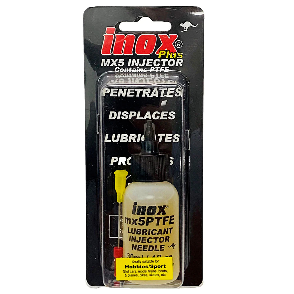 Inox MX5 30mL Premium Quality  Plus with PTFE Lubricant Injector Blister Pack