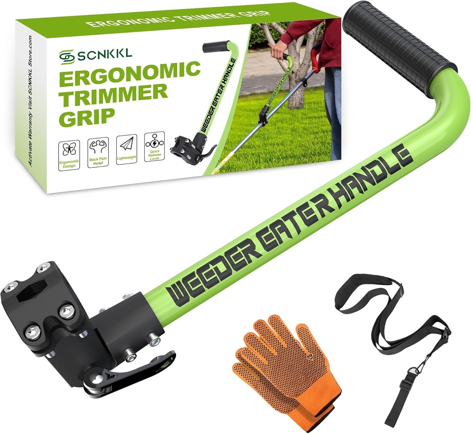 The Darwin’s Grip Weed Eater Extension Handle Monkey Grip for String Trimmer ...