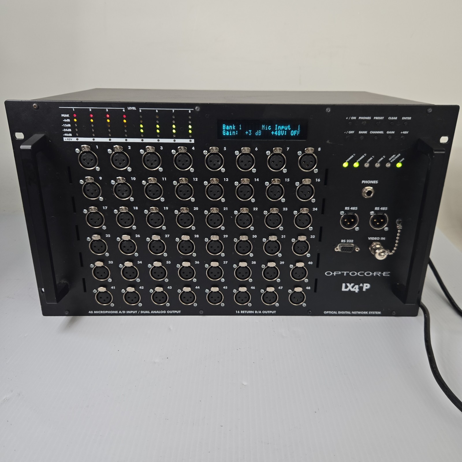 Optocore LX4AP Optical Digital Network Audio Interface CG01XR6