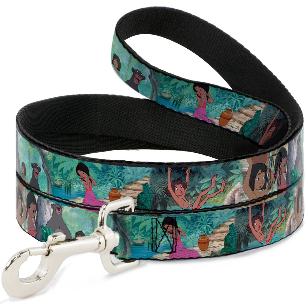 Dog Leash The Jungle Book Scenes NARROW 0.5"