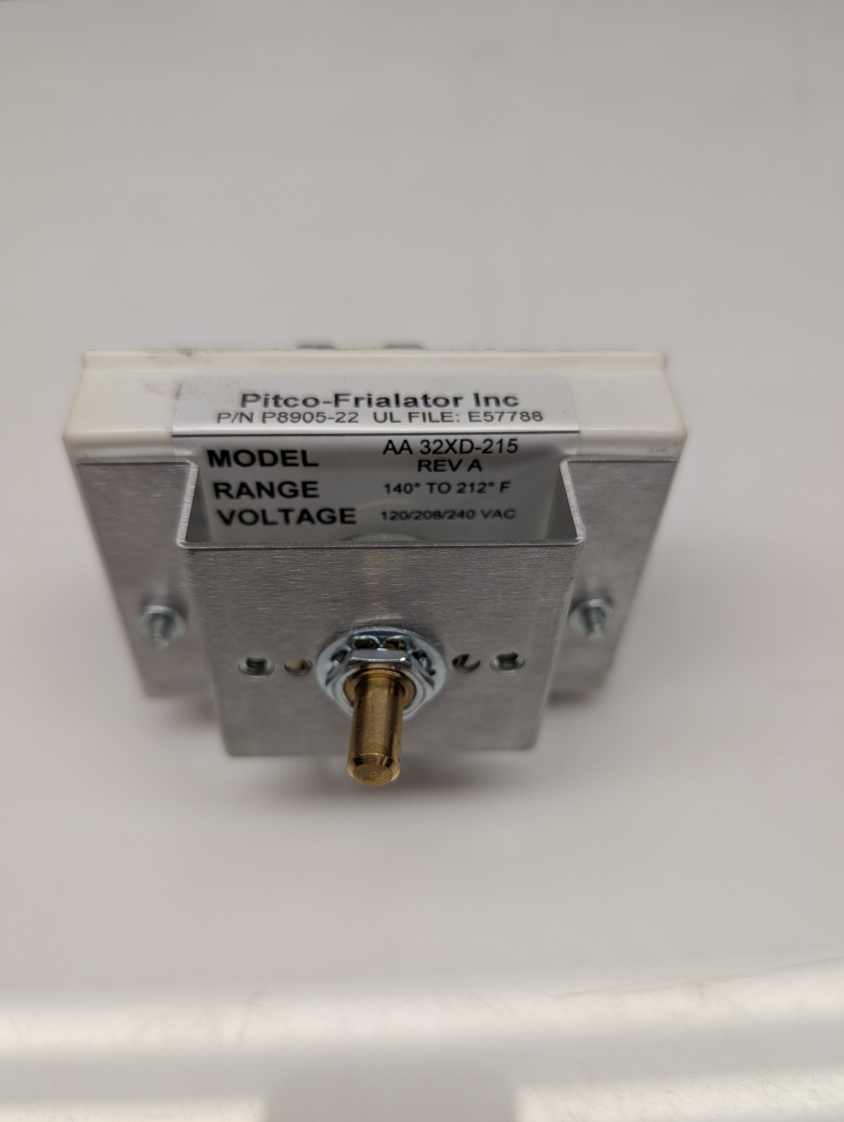 Pitco Temperature Control