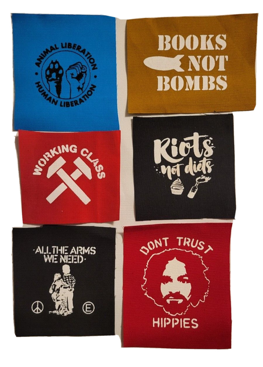 Punk Patches - You Choose!!   DIY Oi Street Punk the casualties crass cramps dri