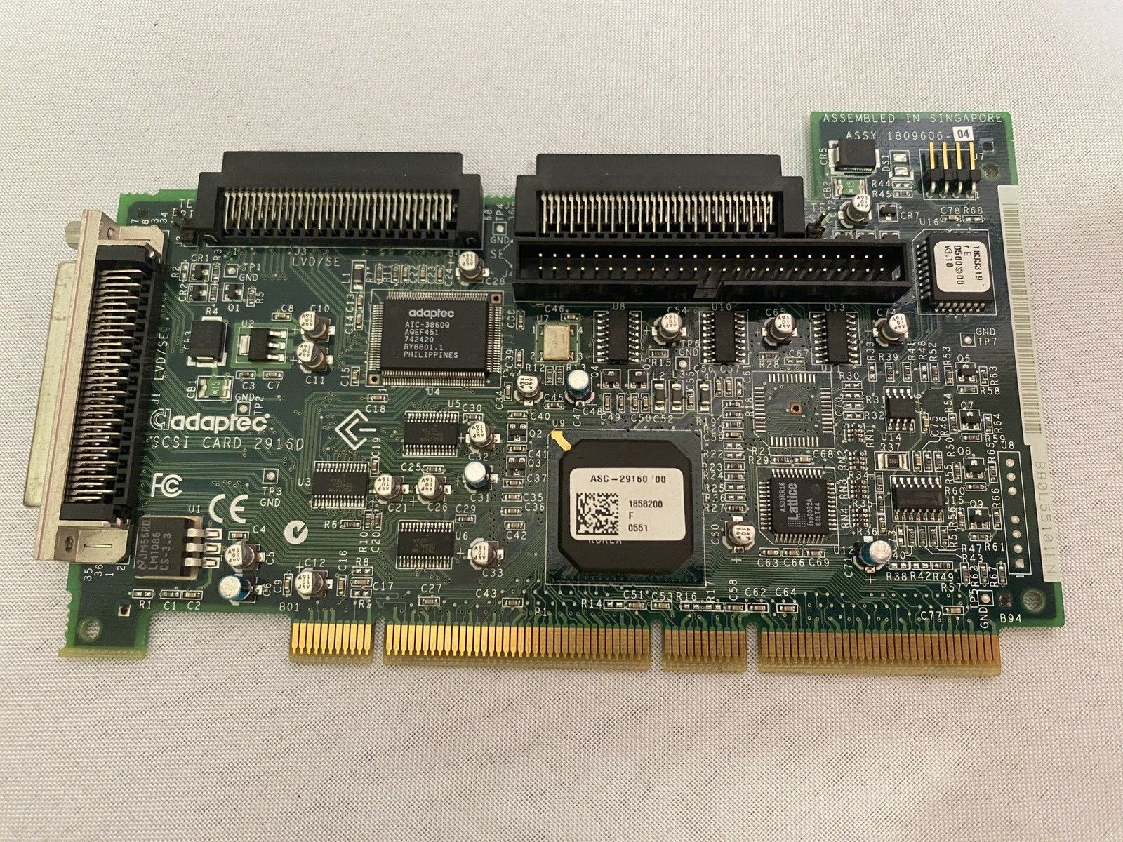 Adaptec AHA-29160 Ultra-160 LVD SCSI CONTROLLER PCI ADAPTER CARD, Tested