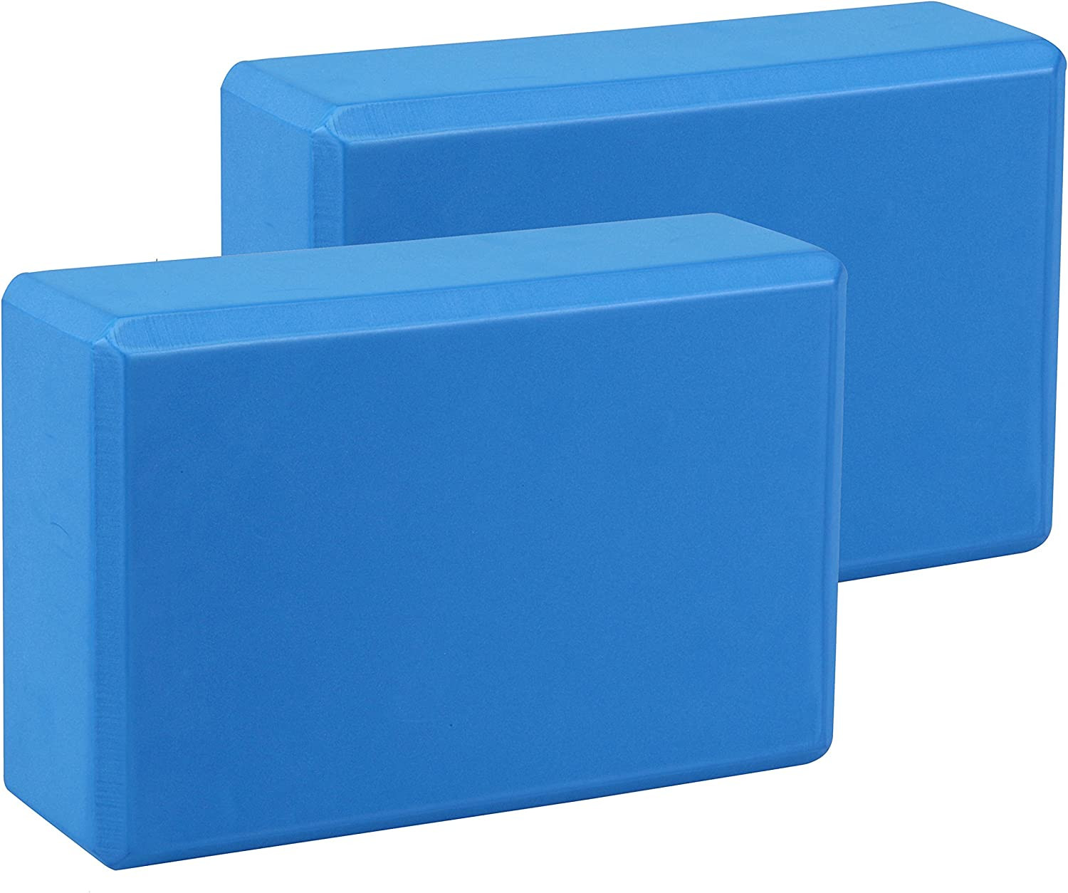 Yoga Blocks 2 Pack, Gym Blocks, Exercise Workout Fitness Bricks, Pilates Stretch