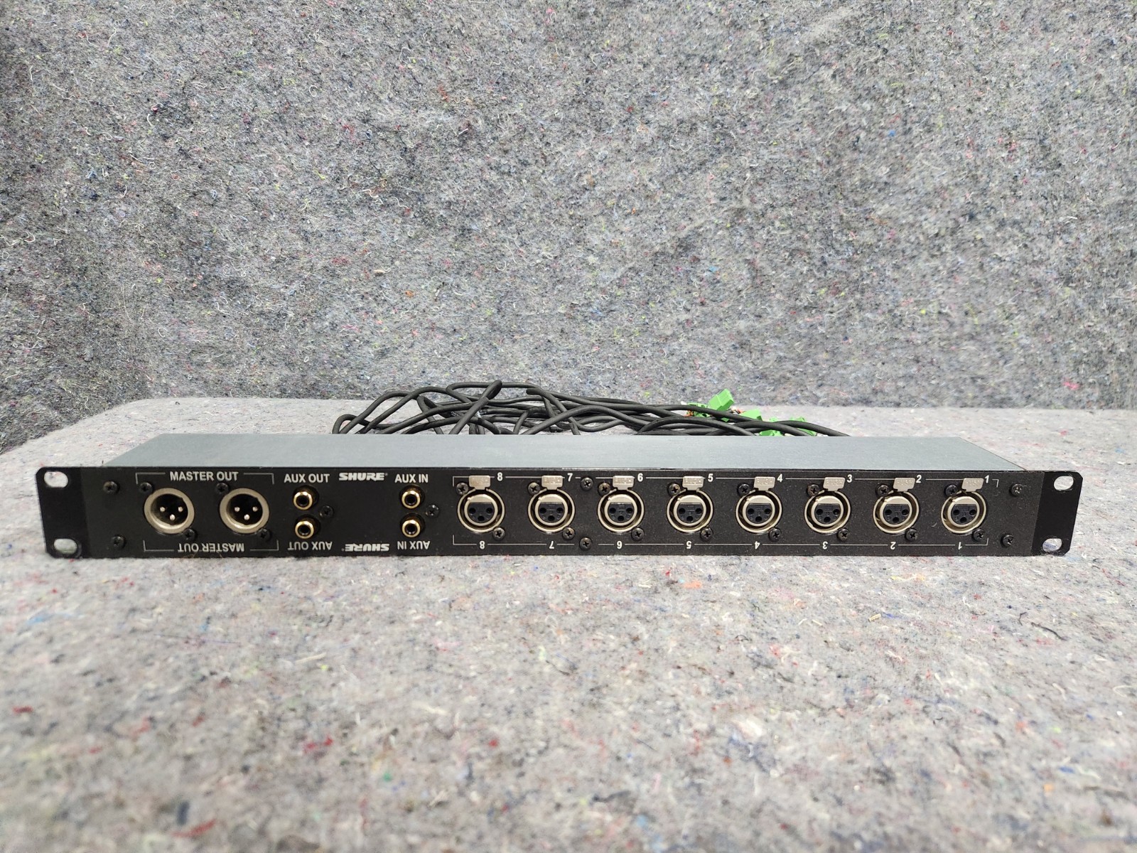 Shure RKC800 Rackmount (8x) 3-Pin XLR Expansion Kit for SCM800/SCM810 Mic Mixer