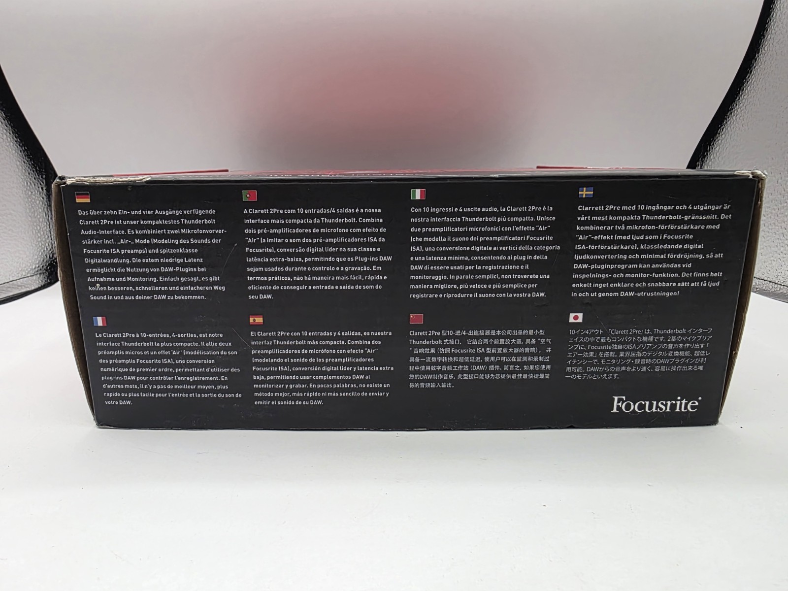Focusrite Clarett 2Pre USB-C Audio Interface Excellent Preowned Condition