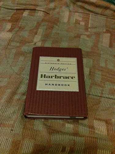 Hodges Harbrace Handbook - Hardcover, by Glenn Cheryl; Gray - Very Good j