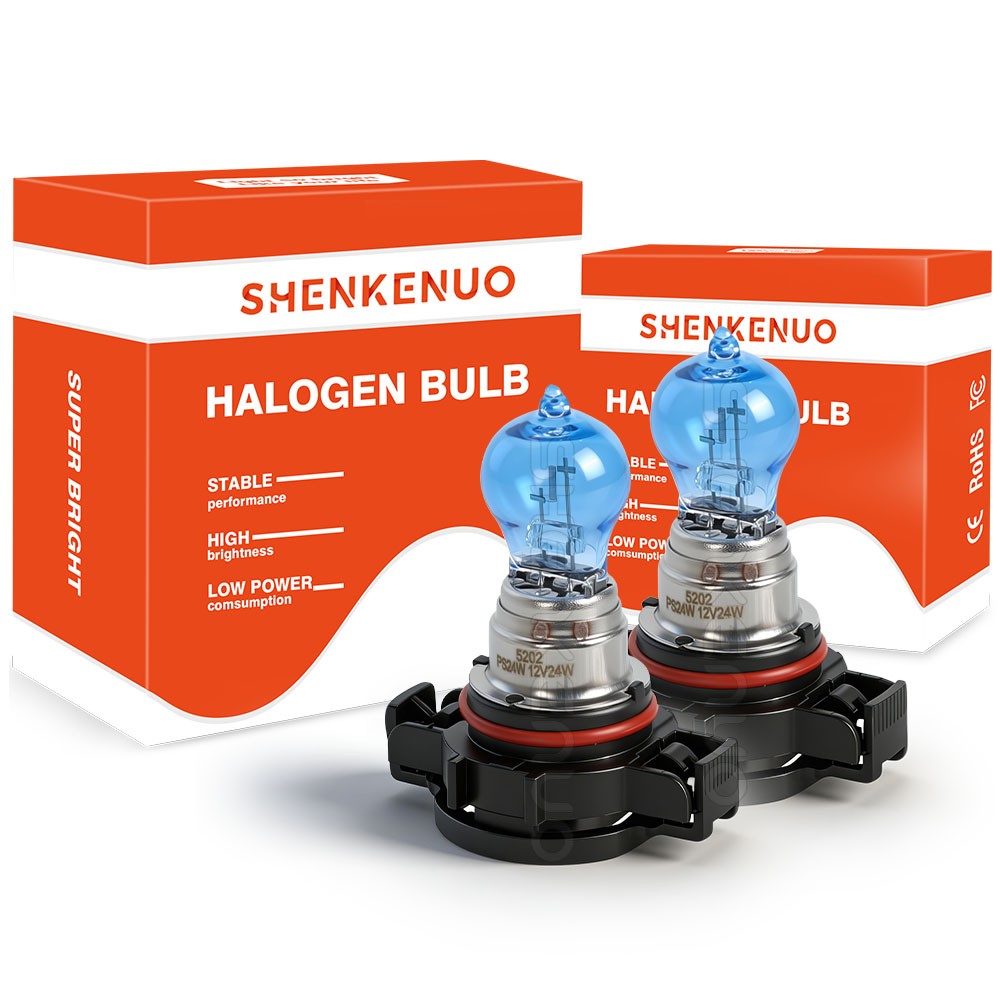 5202 H16 Fog Light Bulb 5000K White Pair For Dodge Nitro 2010-2011 3.7L 4.0L