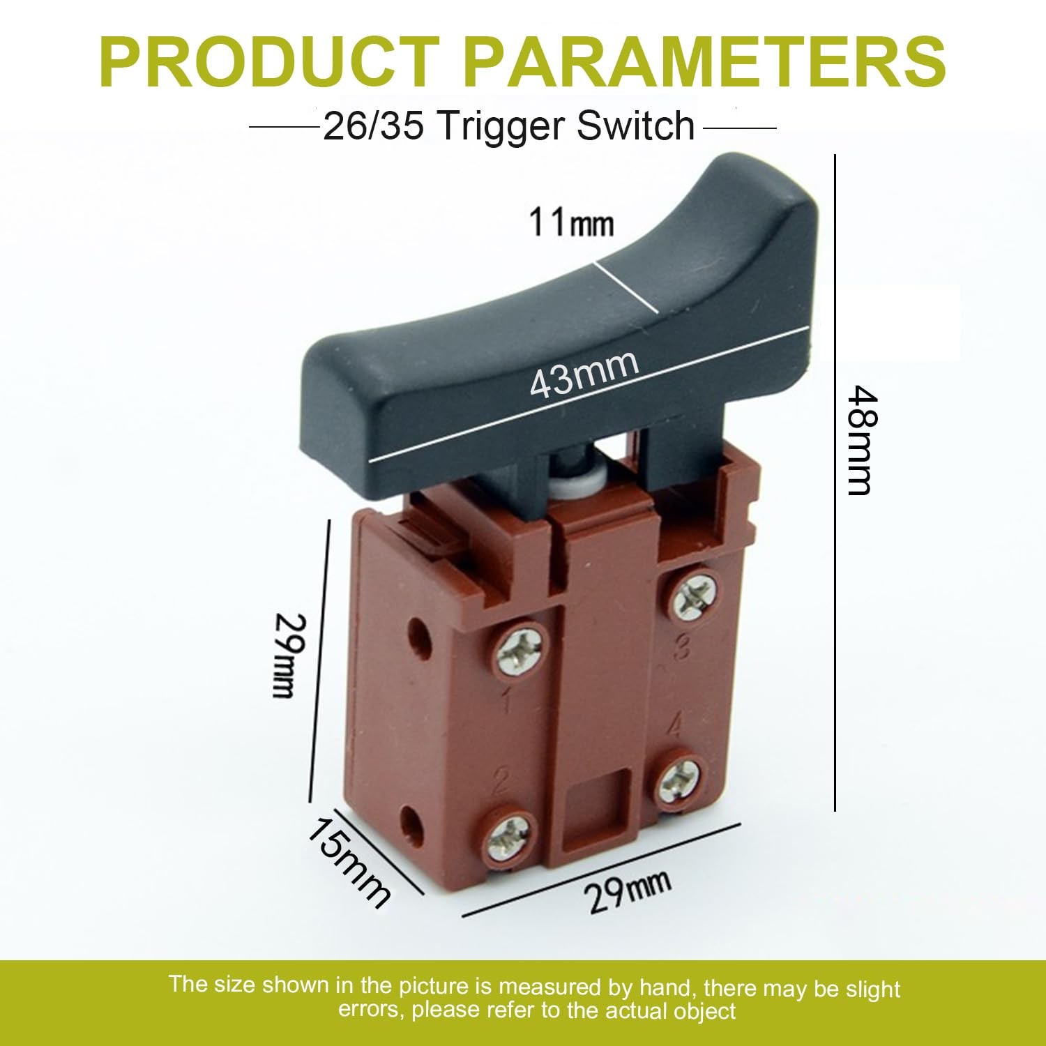 Trigger Switch for Leiya 26/35 Electric Drill Hammer Tool Power Speed Control