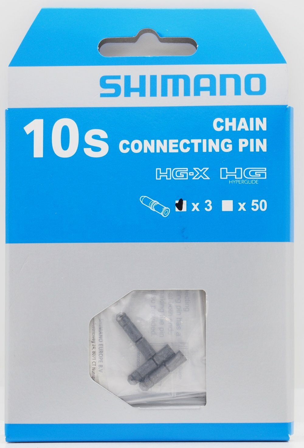 Shimano 10 Spd Chain Connecting Pin for CN7900/7801/6600/5600, 3pc