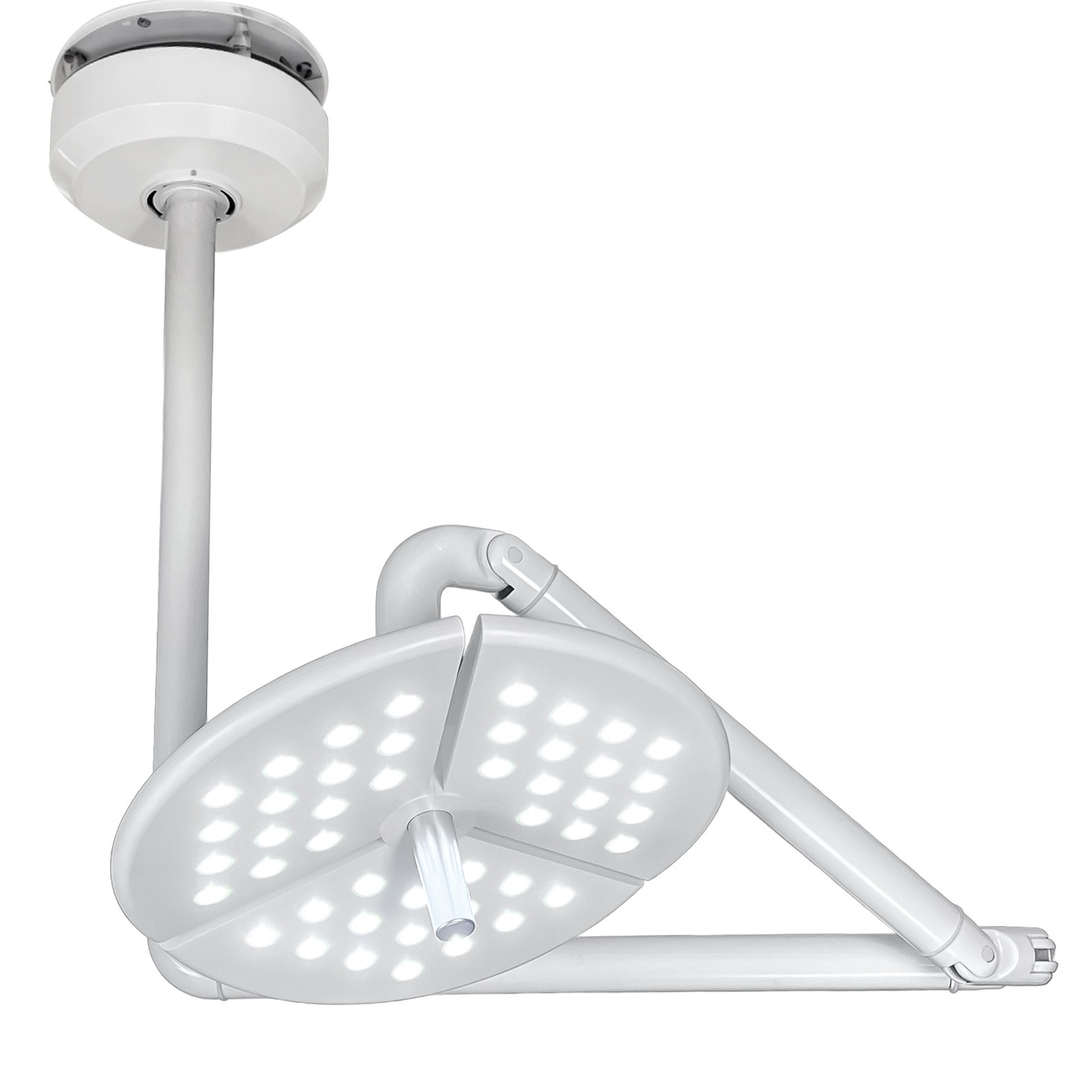 80W Dental 45 Leds Shadowless Surgical Light Ceiling-Mounted Veterinary Light