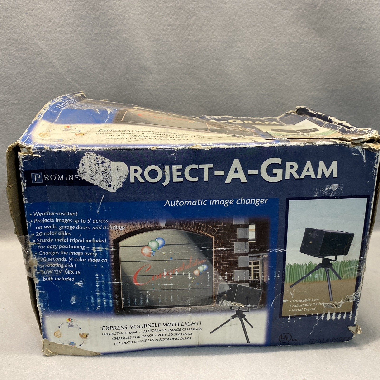 OUTDOOR PROJECTOR  PROJECT-A-GRAM Automatic Image Changer Weather Resistant