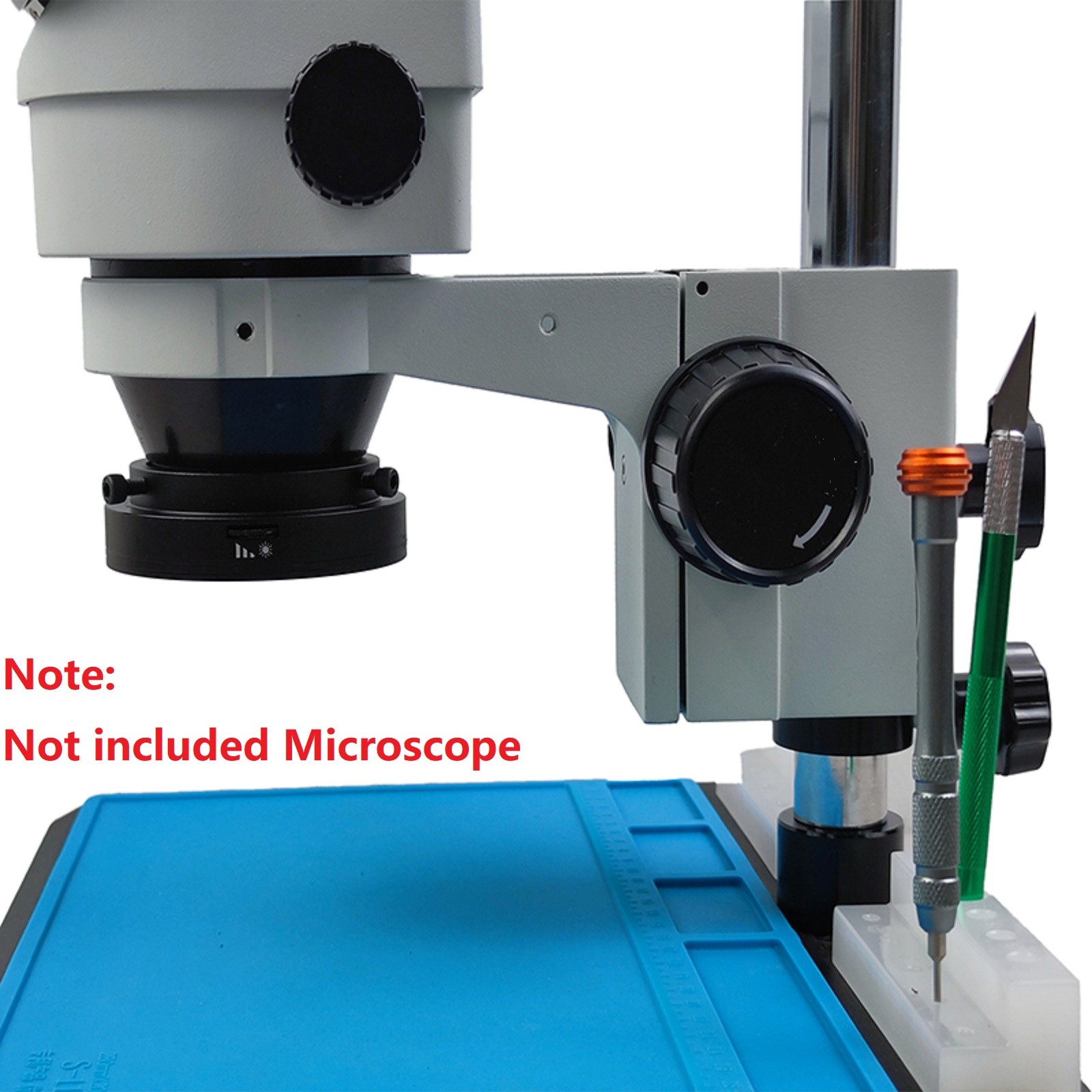 USB 72 LED Ring Light Microscope Adjustable bright Illuminator Focus Lamp new
