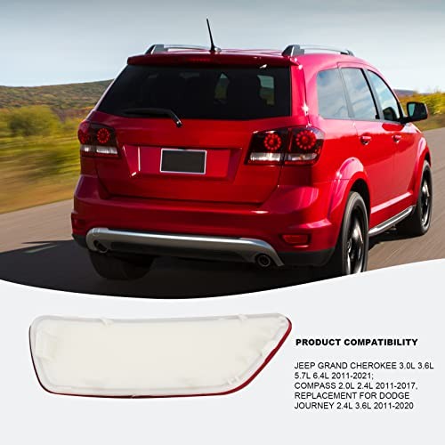 2 PCS Rear Bumper Reflectors Compatible with Grand Cherokee 2011-2021,Compass