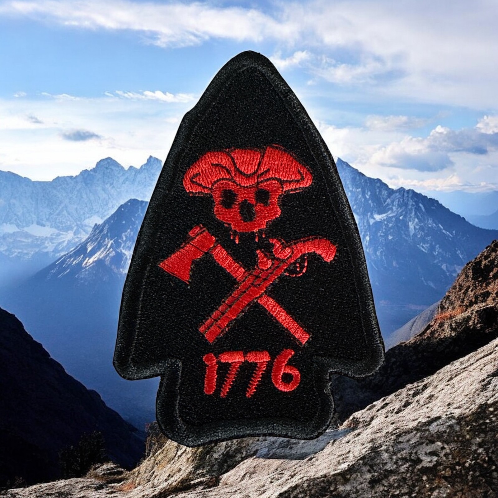 1776 Arrowhead Embroidery Patch 2.75" X 4"