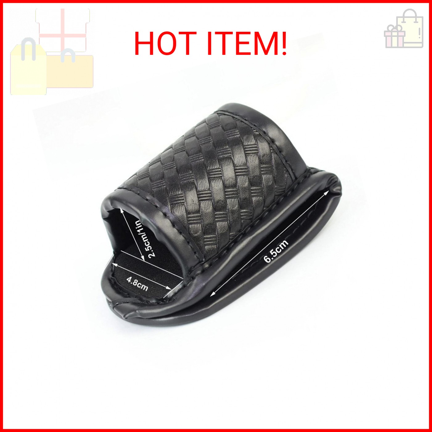 ROCOTACTICAL Compact Flashlight Holder, Open Top Compact Light Holder -Duty Belt