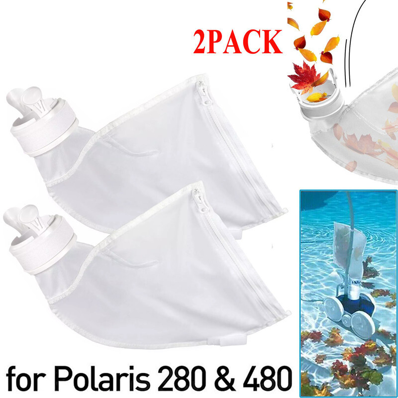2 Pack Pool Cleaner Bags All Purpose Filter Bag for Polaris 280 480 Part K13 K16