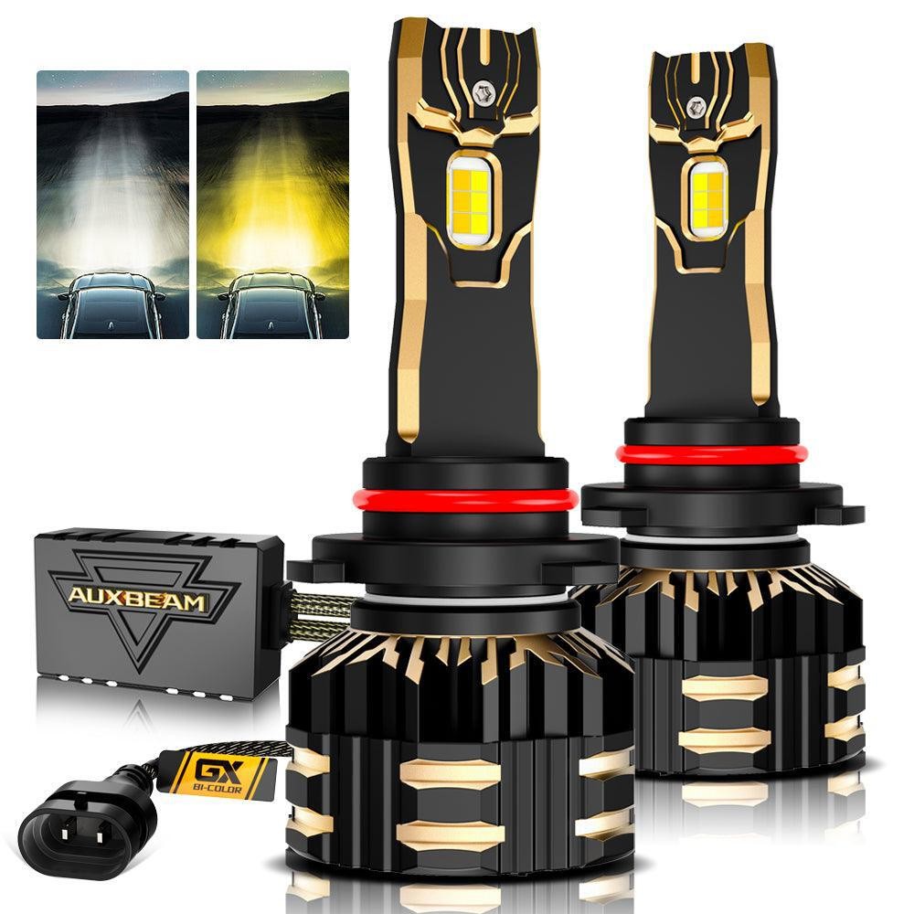 High Power & Brightness GX Bi-Color Series 25000LM 110W LED Headlight Bulbs Dual