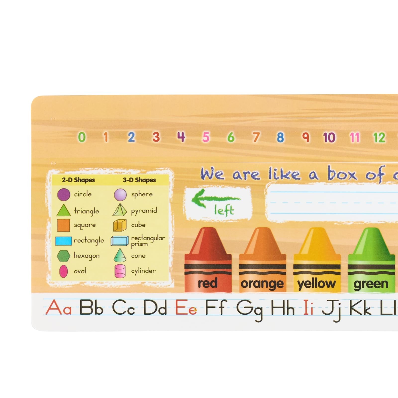 Really Good Stuff Deluxe Slide-to-Learn Counting Crayon Tan, Crayons