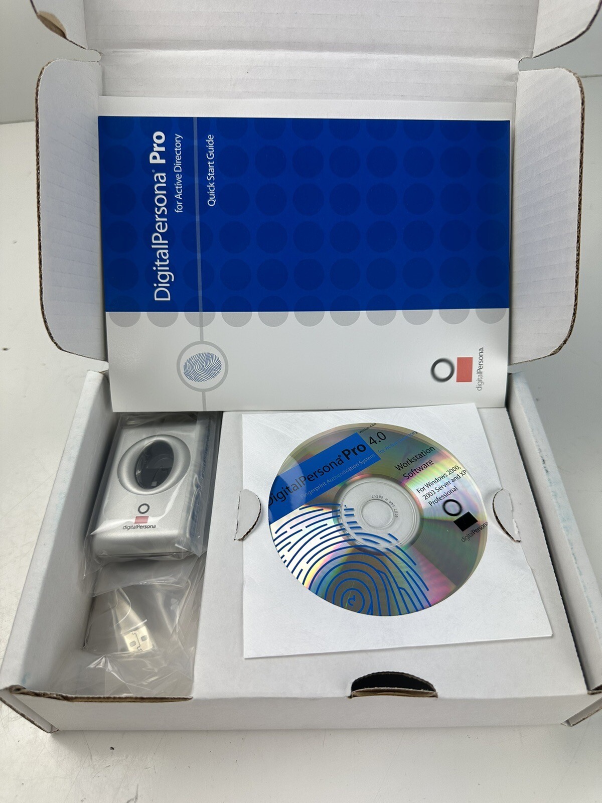 Digital Persona U.are.U 4000B USB Biometric Fingerprint Scanner URU4000B New