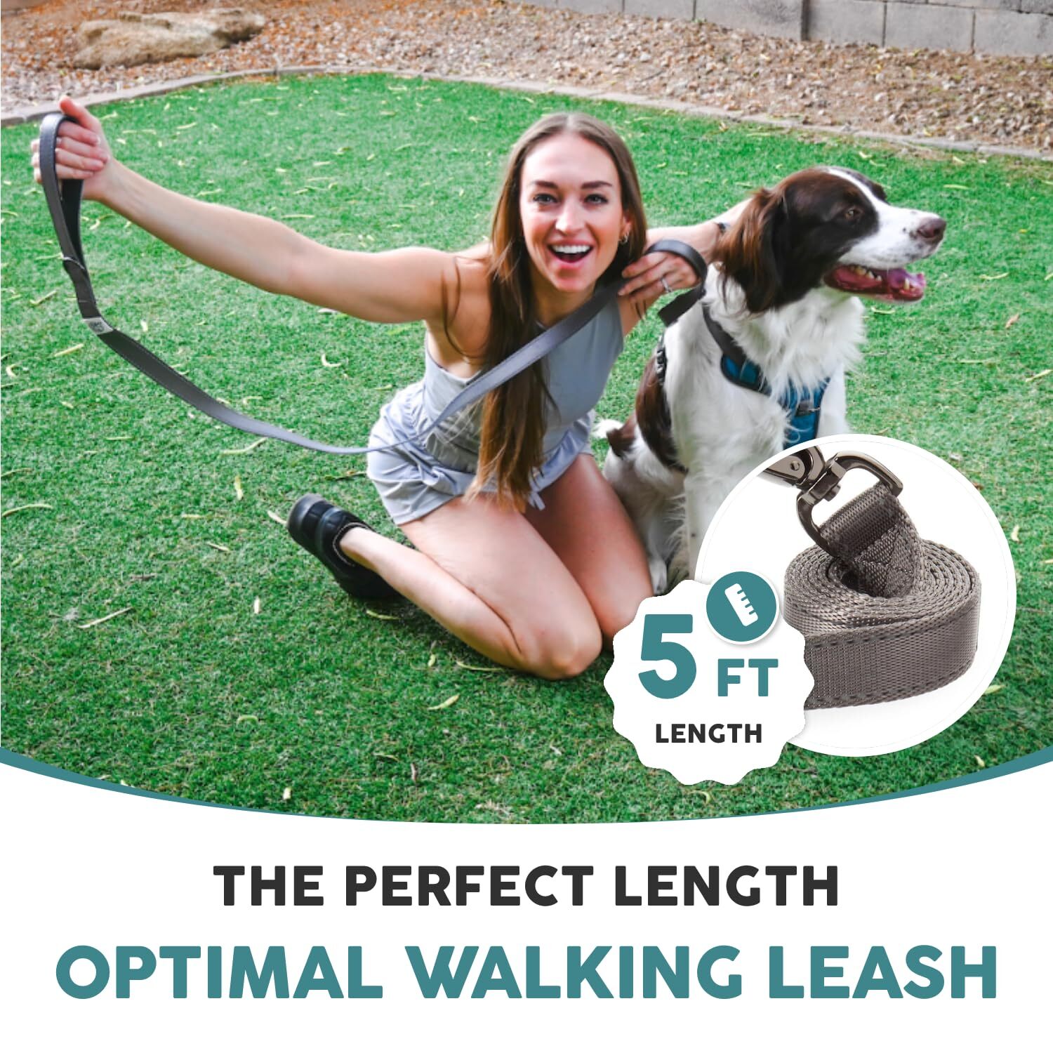 Neoprene Dog Leash - Explorer