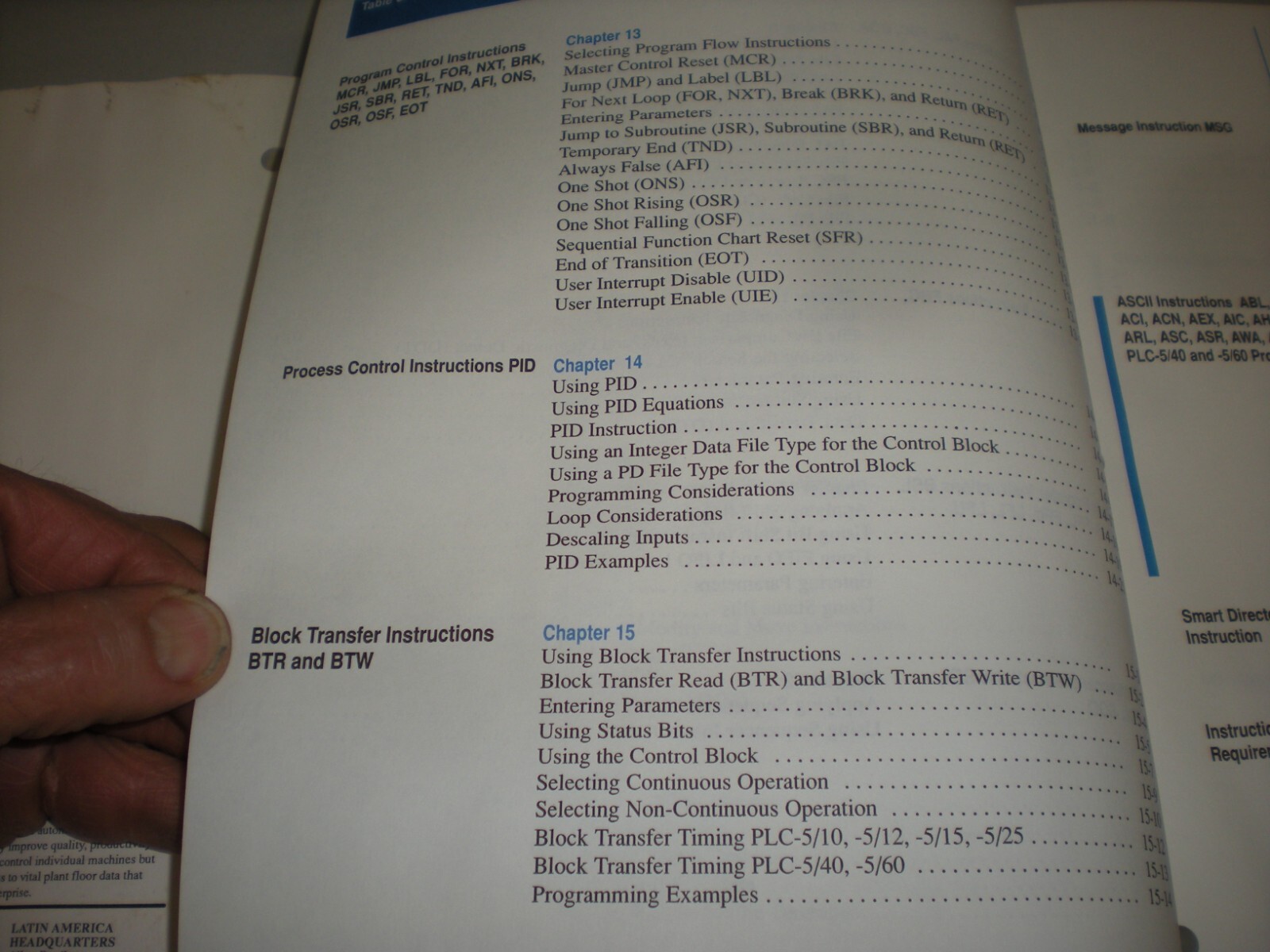 Allen Bradley PLC-5 Controllers (955109-76) & Programming (955109-61) Manuals