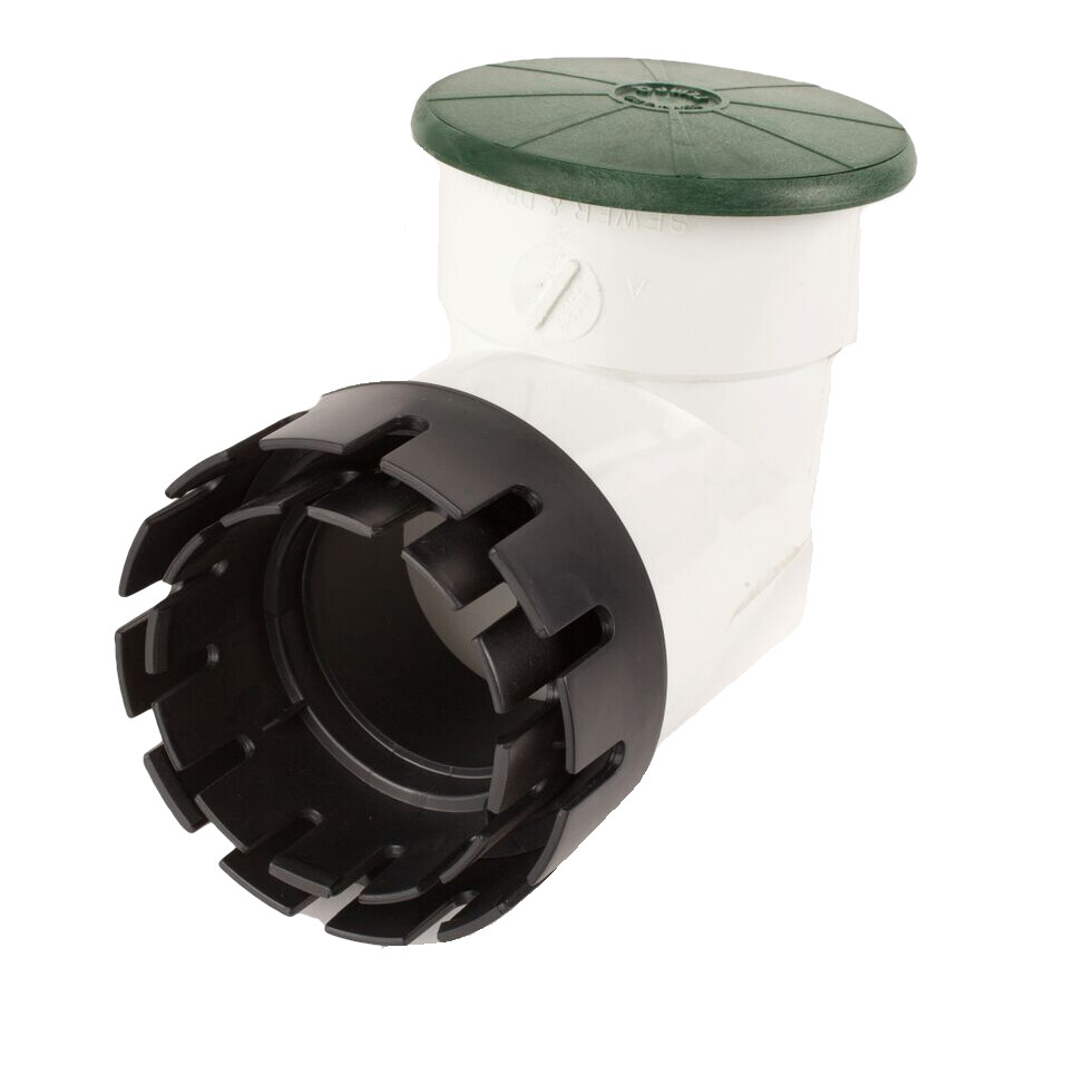 Tempo Pop-Up Valve with 4" Elbow Green and Adapter