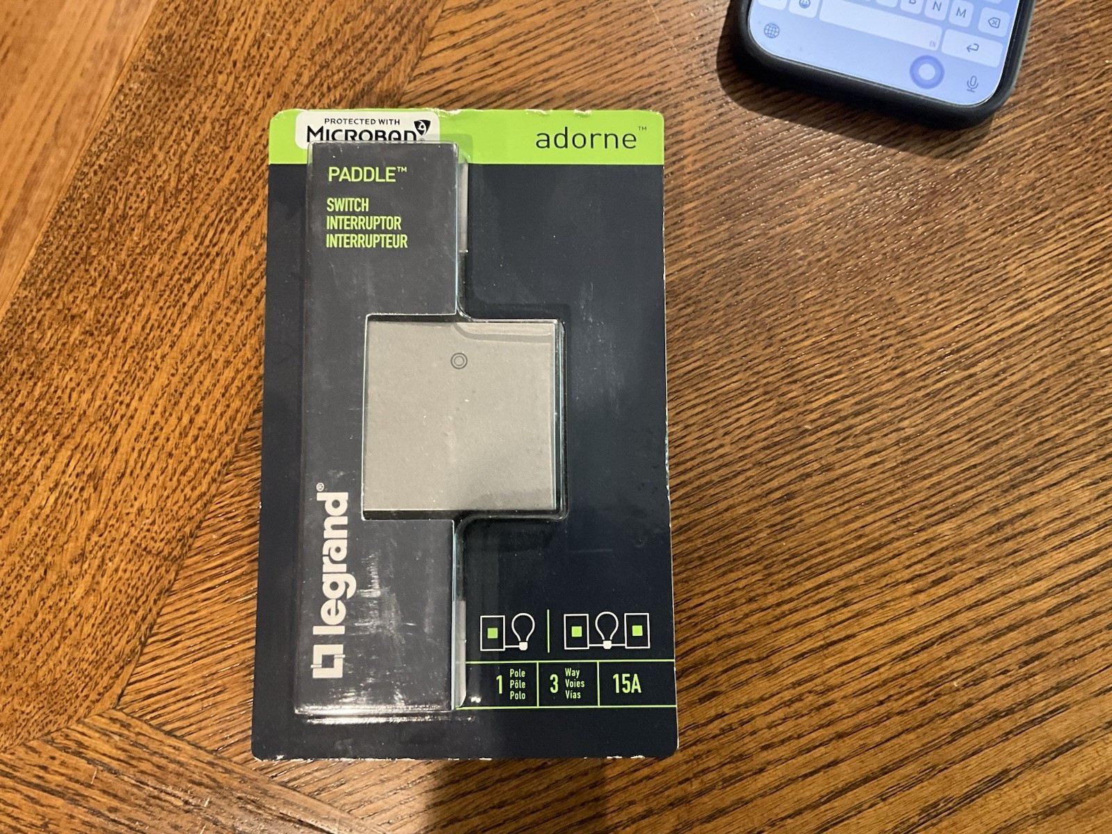 Legrand Adorne Paddle Switch ASPD1532M4 15A #ASPD15332M4