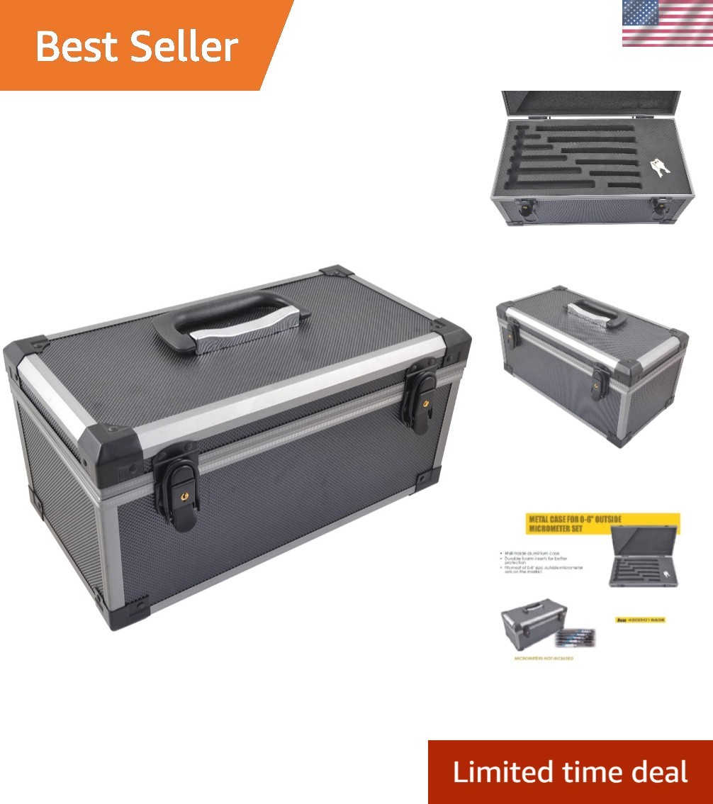 Aluminum Case for 0-6 Micrometer Set