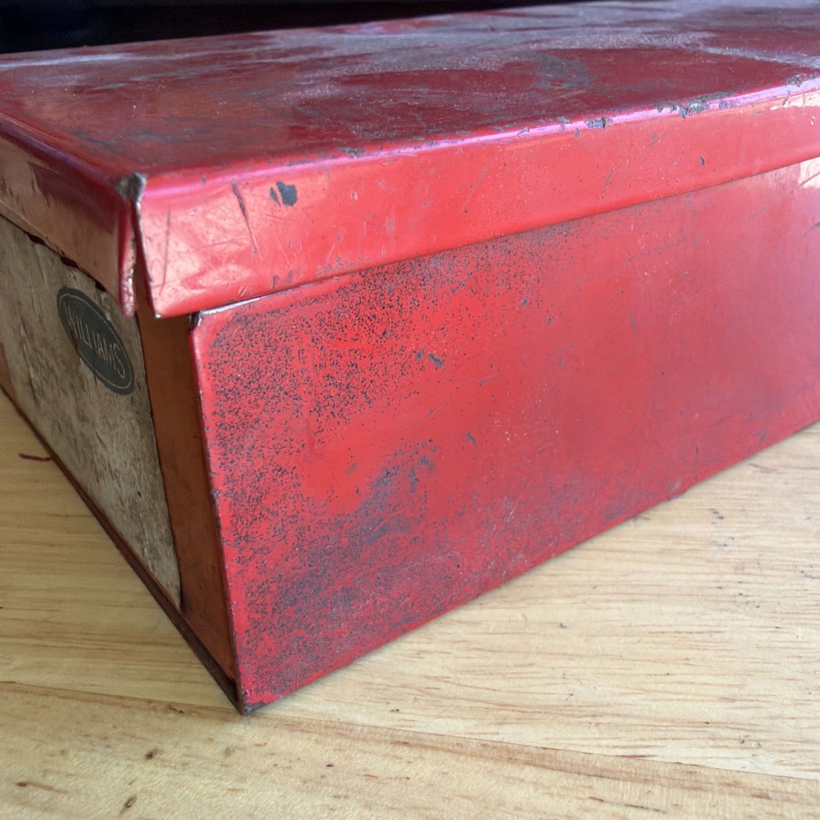 Williams Tools Metal Socket Case ONLY for 1/4" Drive Socket Set Red WSM-1 USA