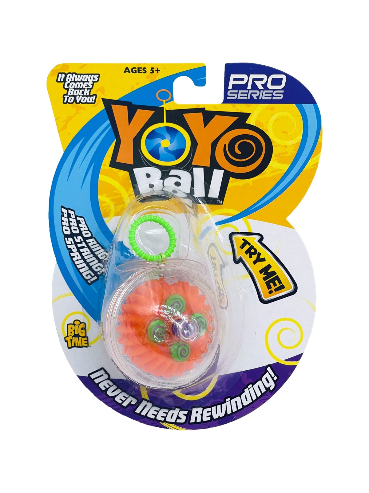 Big Time Toys Yoyo Ball Automatic Return Yoyo, Party Pack of