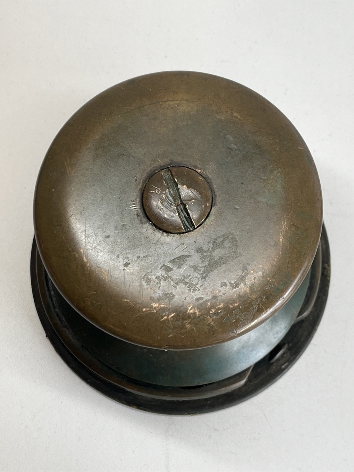Bronze Sailboat Winch 6" Base Diameter-Flat Handle Style