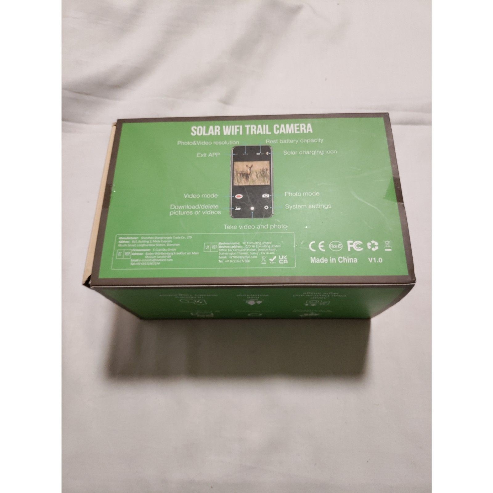 Zelvor Trail Camera - Solar / WiFi Bluetooth Game Camera