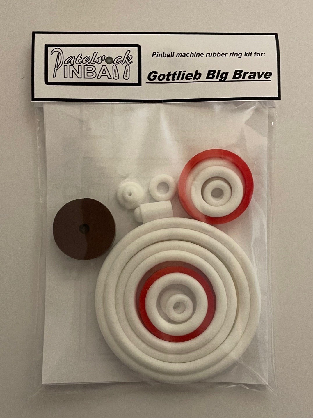 1974 Gottlieb Big Brave Pinball Machine Rubber Ring Kit