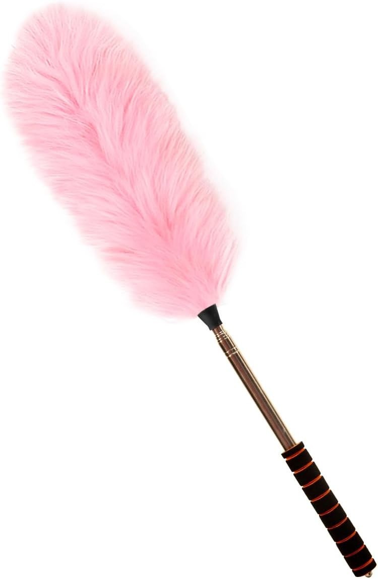 Lambswool Duster 14'' Length Solid Wooden Handle Leather Hang Strap Cleaning