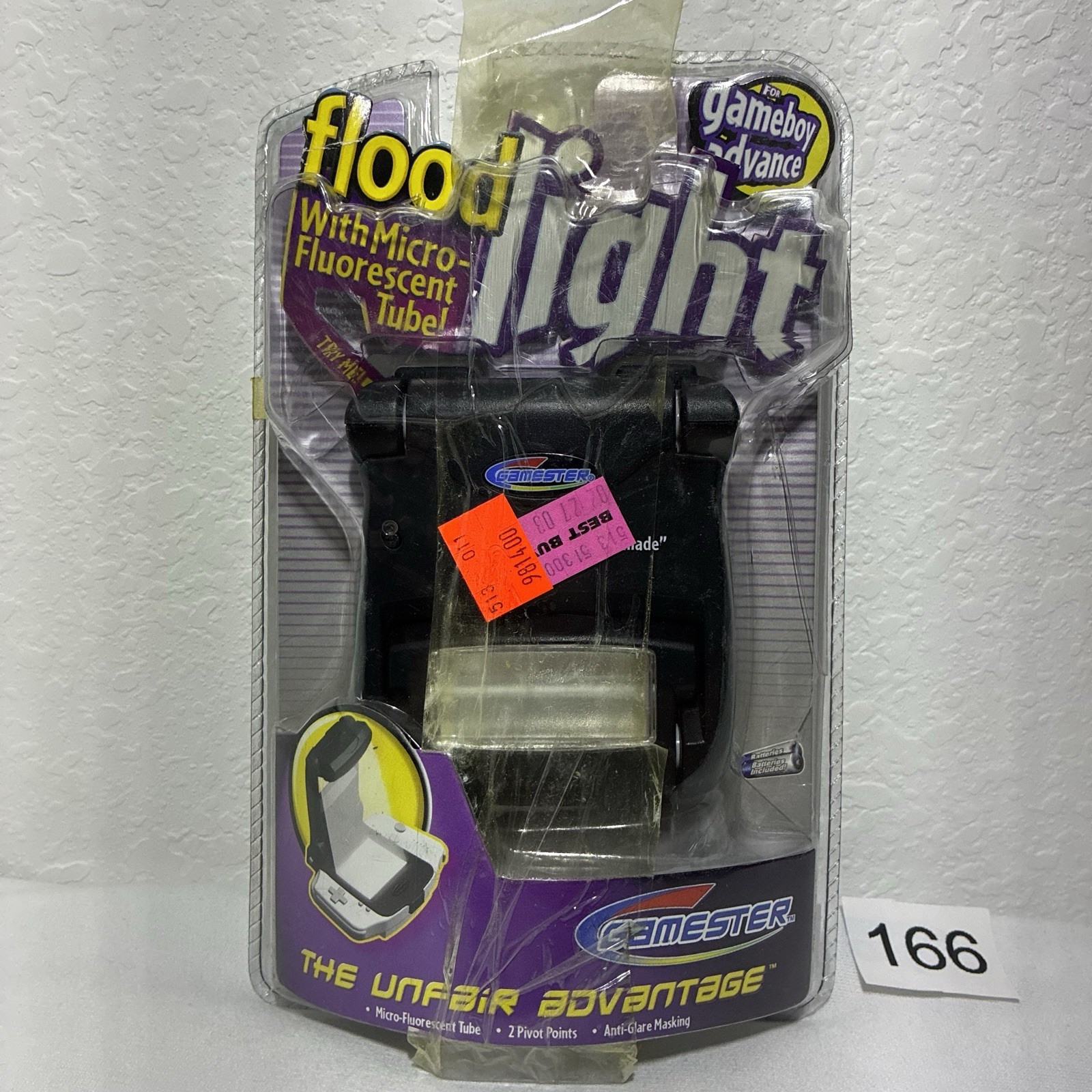 Gamester Flood Light Micro Fluorescent Tube for Game Boy Advance Black RC72220