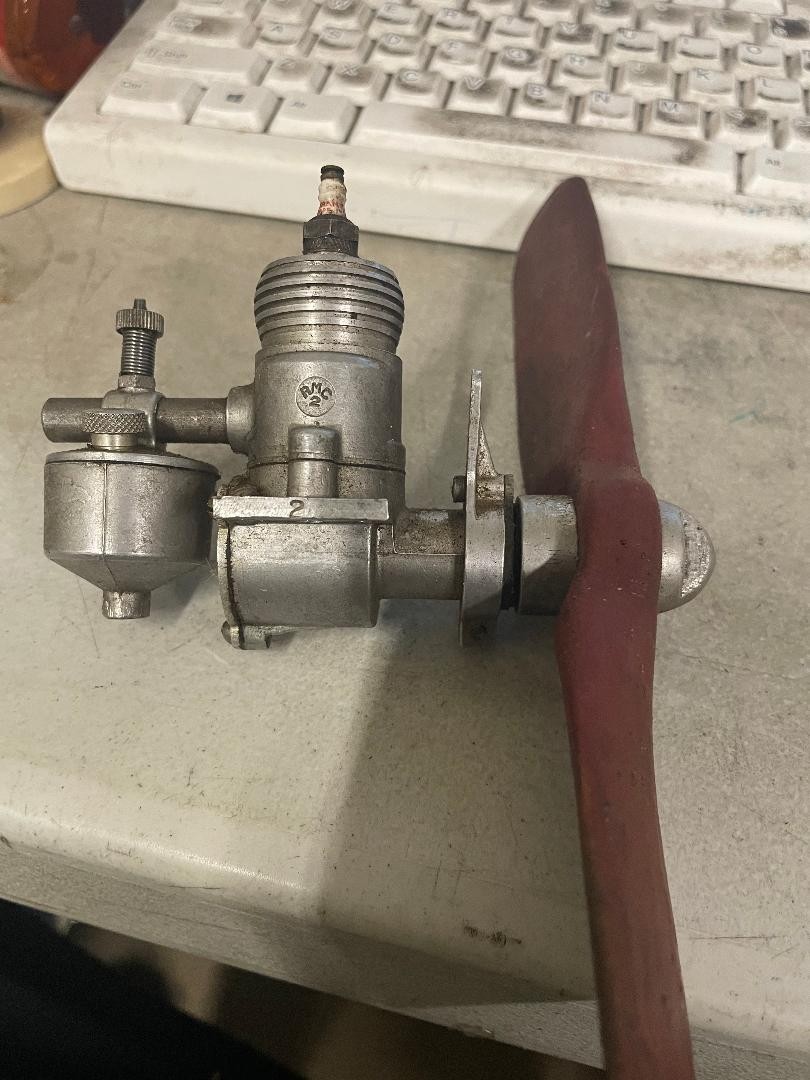 VINTAGE WEN MAC ? AIRPLANE ENGINE Motor Good Compression RARE