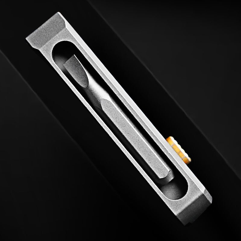 EDC Titanium Alloy Screwdriver Holder Storage Box Dismantling Portable Tools